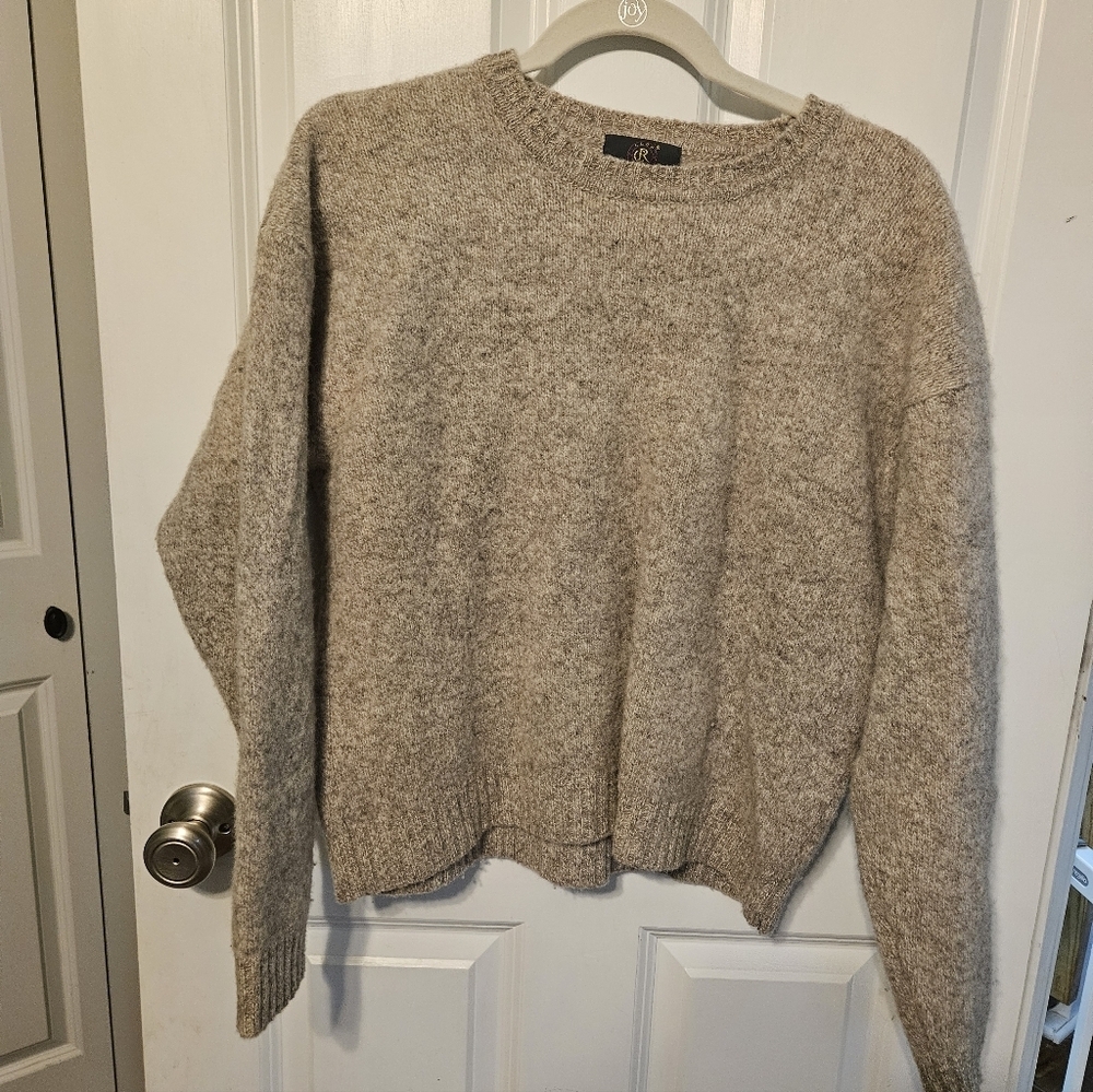Club Room Virgin Wool Cozy Beige Sweater